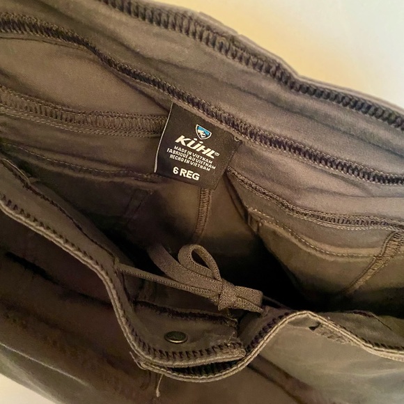 KUHL RESISTOR AIR JOGGER hiking pants size 6 REG, carbon gray color, like new! - Picture 8 of 10